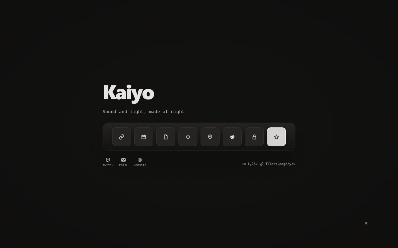 A photograph of a page just made from the Keys template, as a desktop shows it.